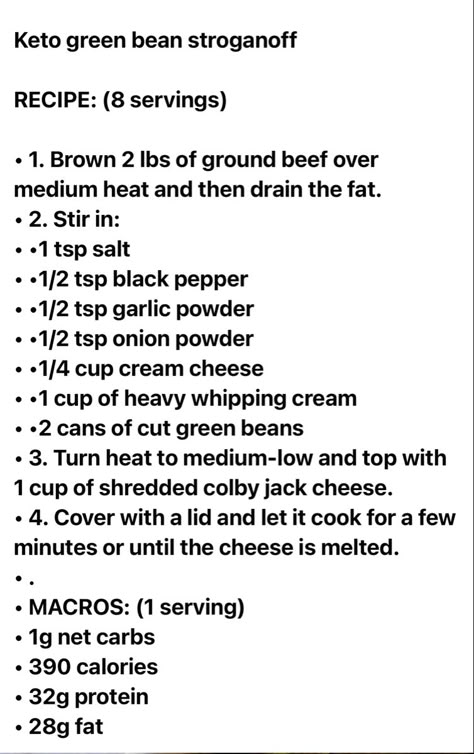 Green Bean Beef Stroganoff, Keto Stroganoff Ground Beef, Low Carb Beef Stroganoff With Green Beans, Keto Ground Beef Stroganoff Recipes, Green Bean Stroganoff, Green Bean Keto, Green Bean Stroganoff Keto, Keto Green Bean Stroganoff, Green Bean Stroganoff Low Carb