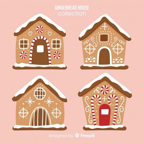 Cardboard Gingerbread House, Ginger House, Nail Art Noel, Navidad Diy, Printable Christmas Cards, Gingerbread Houses, Simple Holidays, Christmas Tea, Christmas Drawing