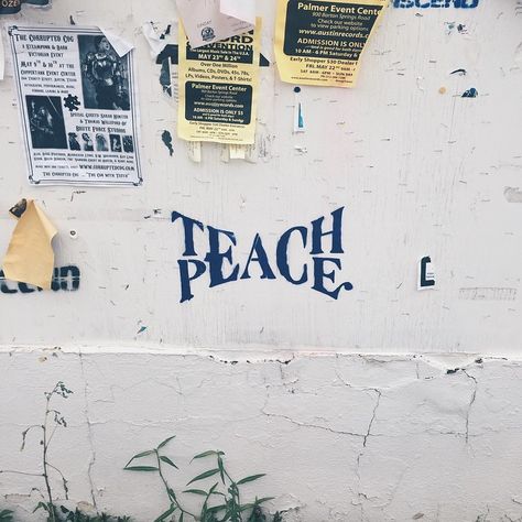 denim x coffee — aestheticbullshit:   TEACH PEACE. Teach Peace, Motivation Fitness, Intp, Event Center, Aang, The Last Airbender, A Sign, Sicily, The Wall