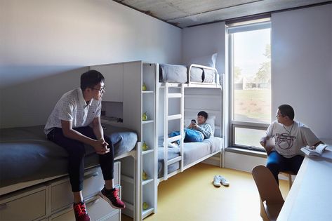 Boarding school New York | EF boarding school USA Modern Boarding School, Dormitory Design, Dear Martin, Boarding School Dorm, Boarding School Aesthetic, School In New York, International High School, Maker Space, School Building