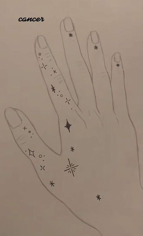 Pretty And Easy Tattoos, Drawn Hand Tattoo, 1 Inch Hand Tattoos, Cute Thing To Draw On Your Hands, Star Hand Doodles, Doodle To Draw On Hand, Draw On Hand Doodles, Easy Drawing To Do On Your Hand, Mini Drawings On Hand