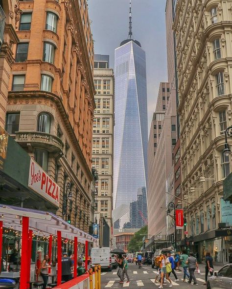 @nycityworld shared a photo on Instagram: “��✨Fulton St/One World Trade/Joe’s Pizza 🍕✨ ⠀ Post by 📸 @newyorkcitykopp 😍🌇 🚀FOUNDER: @marknayman ✨ ✈Mark your photo with tag #nycityworld…” • Jul 26, 2021 at 8:00pm UTC Pizza Post, Fulton Street, I Love Nyc, Ny City, Financial District, Nova York, World Trade, New York Travel, Good Afternoon