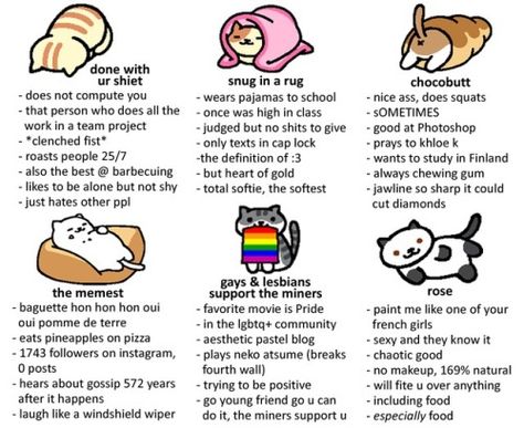 Moots Game, Twt Interaction, Tag Yourself Meme, Tag Urself, Alignment Charts, Cat Games, Birthday Scenario, Twitter Games, Tag Yourself