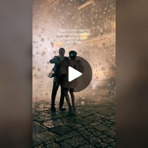 This is your sign to have a smoke bubble machine at your wedding ✨🫧 D... | Wedding Ideas | TikTok Fabric Installation, Wedding Bubbles, Bubble Machine, Italy Photography, Retro Wedding, Motion Picture, Textile Design, Dream Wedding, Bubbles