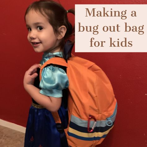 Simple Bug Out Bag, Go Bags For Kids, Bug Out Bags For Families, Bug Out Bag For Kids, Prepper Gear, Emergency Bag, Doomsday Prepping, Survival Bag, Survival Life Hacks