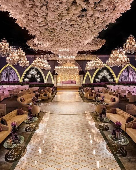 Wedding Hall Design, Wedding Decoration Idea, Ideas Wedding Decoration, Decoration Ideas Wedding, Dream Wedding Reception, Luxury Weddings Reception, Wedding Hall Decorations, Wedding Salon, Wedding Decorating