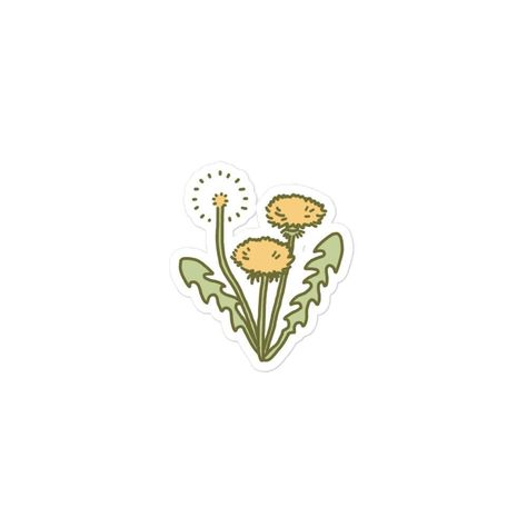 Dandelion Cartoon, Dandelion Sticker, Dandelion Drawing, Especially For You, Design Inspo, Carbon Emissions, Personal Touch, Dandelion, Water Bottles