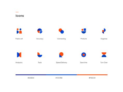 Geometric Icons by Webandcrafts on Dribbble Geometric Icons Design, Geometric Icon Design, Icon Pattern Design, Geometric Icons, Puzzle Icon, Corporate Icons, Ui Ux 디자인, People Icon, Brand Icon