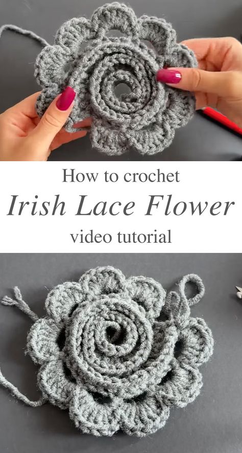 Crochet Irish Lace Flower: A Beginner’s Guide - CrochetBeja Irish Crochet Motifs Pattern, Crochet Irish Flower, Crochet Lace Chart, Crochet Flower Patterns Diagram, Irish Crochet Charts, Irish Crochet Patterns Free, Flower Crochet Bag, Lace Flowers Tutorial, Crochet Bag Tutorial