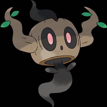 Phantump. "According to old tales, these Pokémon are stumps possessed by the spirits of children who died while lost in the forest."  Just like Yamask, Phantump was once human. It seems like there is a good chance that people just turn into Ghost-Type Pokemon when they die. Pokedex Entries, Create A Pokemon, Creepy Pokemon, Halloween Pokemon, Dark Type Pokemon, Video Game Tattoos, Poke Mon, Ghost Type Pokemon, Pokemon Painting