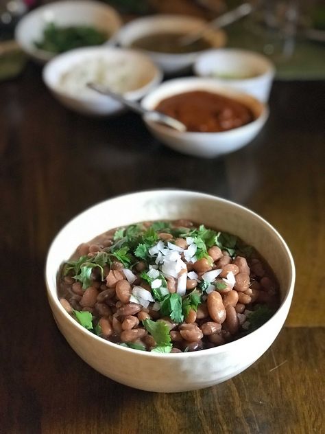 Recipe For Refried Beans, Make Refried Beans, Spanish Cooking, Refried Beans Recipe, Frijoles Refritos, Mexican Rice, Without Borders, Pinto Beans, Executive Chef