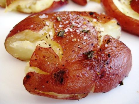 Australian Crash Hot Potatoes Recipe - Food.com Crash Hot Potatoes, Bruschetta Ingredients, Top Chicken Recipes, Potato Cakes, Homemade Tacos, How To Grill Steak, Homemade Taco Seasoning, Refried Beans, Cake Ingredients