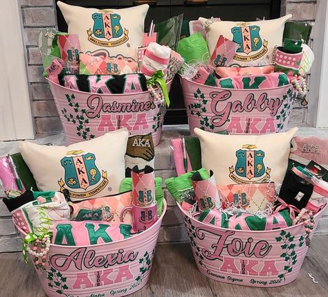 Aka Crafts Ideas, Aka Diy Gifts, Crossing Gifts Sorority, Aka Probate Gifts Room, Aka Gift Ideas, Aka Crossing Gifts, Aka Room Decorations, Sorority Gift Ideas, Aka Paddle Ideas