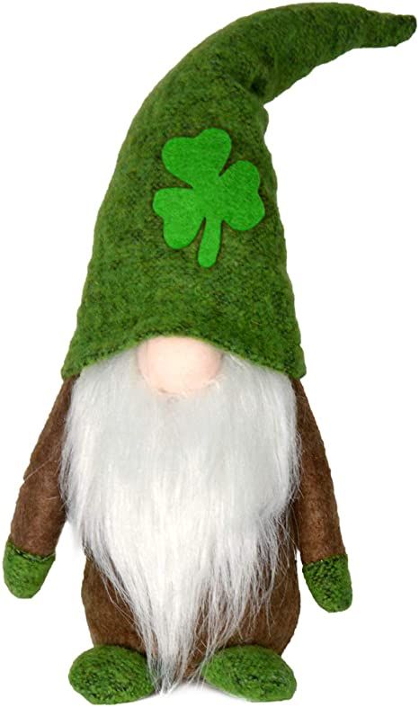 Amazon.com: LarpGears St.Patrick's Day Handmade Gnome Decorations for Irish March Saint Paddy's Day Gift, Shamrock Elf Dwarf Home Decorations (St. Patrick's Day Green Gnome) : Home & Kitchen Elf Decorations, Gnome Hat, St Patrick's Day Decorations, St Patrick's Day Gifts, St Paddy, St Paddys Day, Paddys Day, Saint Patrick, Toys Gift