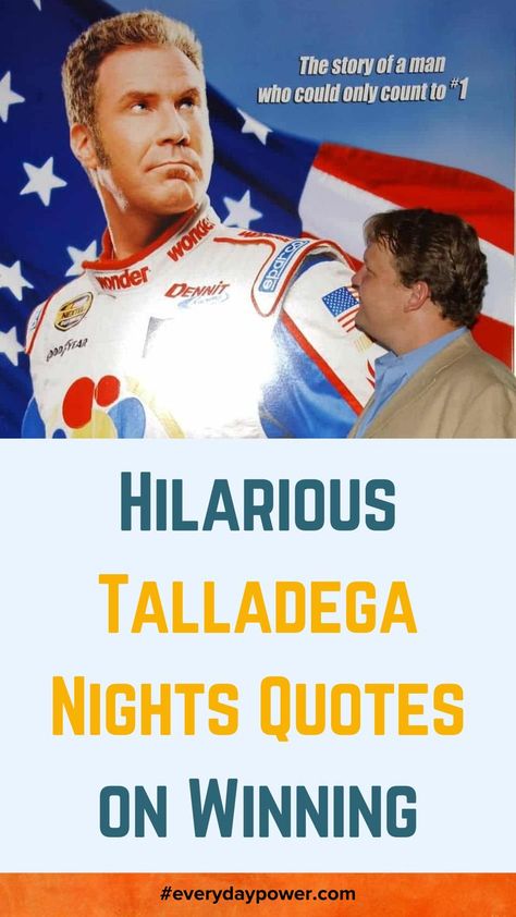 These hilarious Talladega Nights quotes will make you feel like a winner. Talladega Nights Birthday, Talladega Nights First Birthday, Quotes On Winning, Talladega Nights Quotes, Shake And Bake, Talladega Nights, Winning Quotes, Ricky Bobby, Annual Review