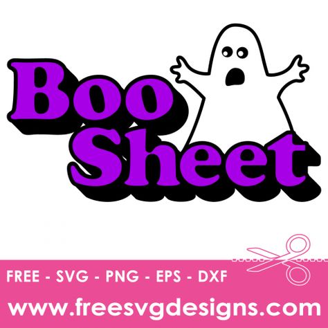 Halloween Boo Sheet Free SVG Files | freesvgdesigns.com Cricut Pens Hack, Cricut Pens, Free Svg Files For Cricut, Boo Sheet, Personal Gifts, Wedding Party Invites, Free Svg Files, Colorful Abstract Art, Creative Mind