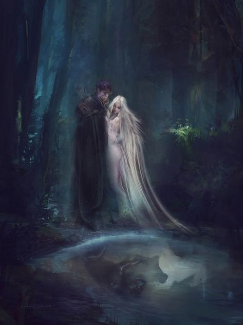 The Lord And Lady Wicca, Forbidden Lovers Illustration, Fantasy Forbidden Love Aesthetic, Forbidden Love Painting, Forbidden Romance Art, Forbidden Love Artwork, Forbidden Romance Aesthetic, Forbidden Love Aesthetic, Fae Romance