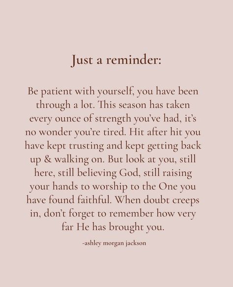 You have been through more than you ever expected and you have kept walking by faith even when it felt impossible but sometimes you still feel doubts creep in. When that happens remind yourself that God has brought you through it all, here you are! He has been faithful step by step, and He will continue to get you through. Lean on Him. Save + Share♥️ #godhasbeenfaithful #godisgood #christian #christianquote #christianauthor Faith Over Feelings, Scripture On Hope, Confidence In God Verse, Confidence Comes From God, Not A Perfect Christian Quote, God Faith Quotes, God Fearing Women Quotes, Have Faith Quotes, God Related Quotes