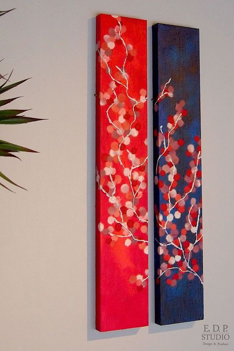 Panel Art Ideas, Panel Painting Ideas, Room Canvas Painting Ideas, Japanese Paper Art, Panel Painting, Diy Wall Art Decor, Flower Painting Canvas, Frame Ideas, Soyut Sanat Tabloları