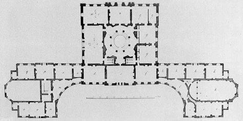 Wardour Castle, Dumfries House, Architecture Traditional, Castle Floor Plan, Castle Plans, Banqueting House, Neoclassical Interior, Side Bar, Georgian Architecture