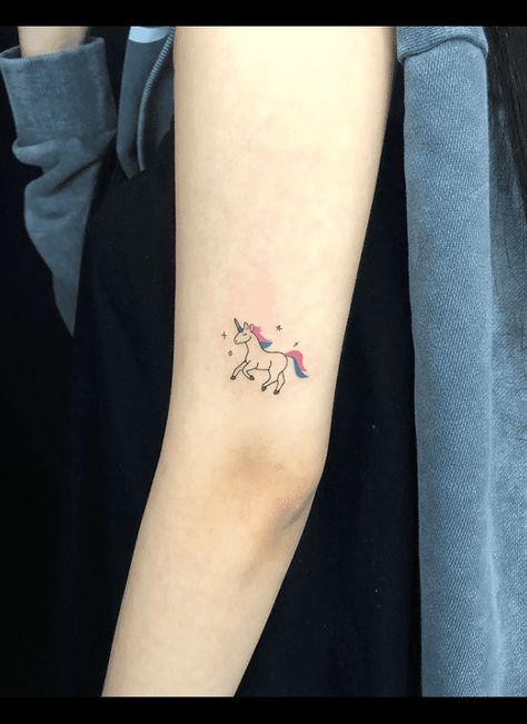 Best Friend Unicorn Tattoos, Unicorn Line Art Tattoo, Minimalist Unicorn Tattoo, Unicorn Line Tattoo, Unicorn Outline Tattoo, Fine Line Unicorn Tattoo, Tiny Unicorn Tattoo, Simple Unicorn Tattoo, Unicorn Tattoos For Women