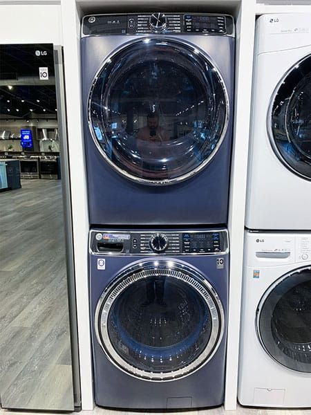 Ge Washer And Dryer Laundry Room, Charcoal Washer And Dryer Laundry Rooms, Navy Blue Washer And Dryer, Laundry Room With Blue Washer And Dryer, Navy Washer And Dryer, Front Load Washer And Dryer Laundry Room, Blue Washer And Dryer, Franklin Furniture, Ge Washer And Dryer