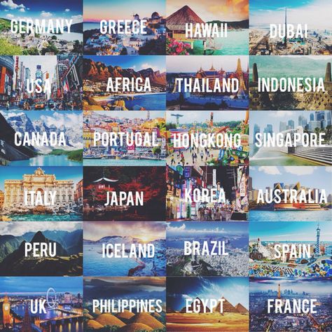 Travel Infographic, Travel Inspiration Destinations, Dream Travel Destinations, I Want To Travel, Travel List, Vacation Places, Beautiful Places To Travel, Best Places To Travel, Travel Goals