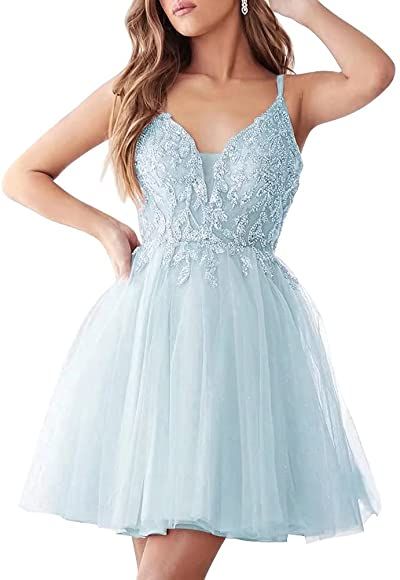 Light Blue Grad Dresses Short, Light Blue Short Formal Dresses, Powder Blue Homecoming Dresses, Year Six Graduation Dresses, Grade 9 Grad Dresses Short, Light Blue Grad Dresses Grade 8, Dresses For Grade 8 Graduation, Senior Ball Dresses Short, Short Grade 8 Grad Dresses