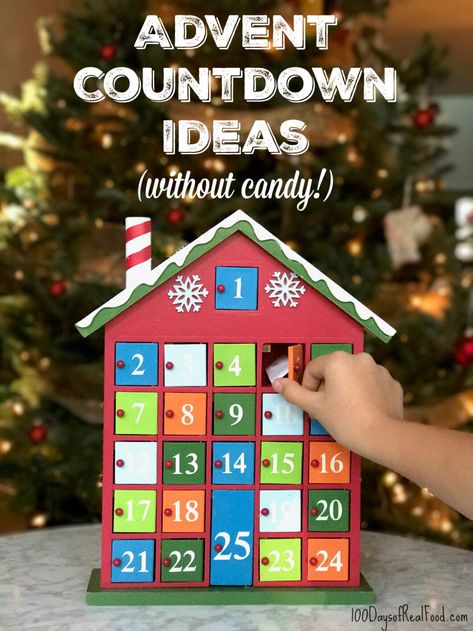 Advent Calendar Ideas (w/o candy - updated!) Candy Advent Calendar, Cool Advent Calendars, Christmas Countdown Diy, Advent Calendar Fillers, Homemade Advent Calendars, Graphic Design Magazine, Advent Calendar Ideas, Advent Ideas, Advent Calendar Activities