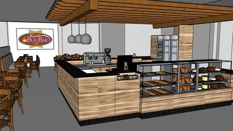 Cafe Floor Plan, Cafeteria Design, Cafe Counter, Opening A Coffee Shop, 3d Design Software, Architecture Portfolio Design, Cafe Shop Design, Kiosk Design, Cafe Bistro