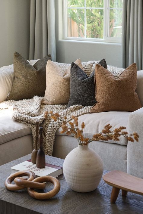 Cozy boho living room