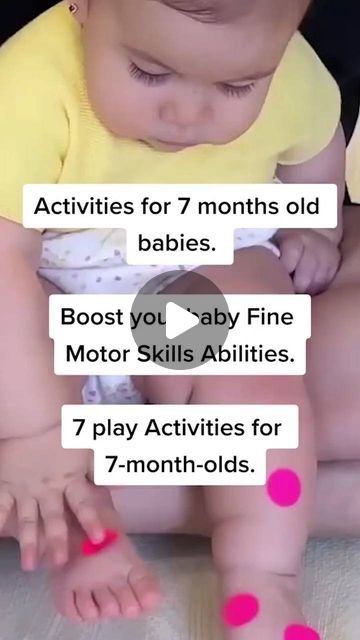 Mommy Time on Instagram: "Activities for 7 months old baby 💕
#BabyLife#MomMagic#MomLife#BabyLove
#MomAndBaby#Motherhood#BabyEssentials
#MommyAndMe#ParentingJourney#NewMomLife
#BabyBonding#MomLifeBalance#babyactivity
#Parenting" Seven Month Old Activities, Activities 7 Month Old Baby, Sensory Play 9 Month Old, Baby Learning Activities 6-9 Months, 7month Old Baby Activities, Infant Activities 6-12 Months, Activities For 9 Month Old Baby, 6 Month Old Activities, Activities For 6 Month Old