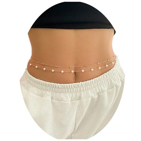 PRICES MAY VARY. 💌【 Quality Materials】:The waist chain is made of high-quality gold-plated material, resistant to fading and breakage, with adjustable size and length. It is non allergenic, lightweight, and easy to store. 💌【Design fashion 】: Fashion belly chains make you gain beauty, confidence, and charm,sexy,Comfortable and flexible to wear,dressing up,Suitable for waist bracelet necklace. 💌【Package includes】: 2* BODY WAIST CHAIN，Can be worn alone or in combination. 💌【 Perfect experience】: Waist Necklace Body Chains, Belly Dancer Jewelry, Shell Waist Chain, Belly Jewelry Chain Body Jewellery, Cute Waist Beads, Belly Necklaces, Waist Chain Aesthetic, Belly Bracelets, Waist Chain Outfit