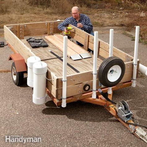 Utility Trailer Upgrades Utility Trailer Accessories, Utility Trailer Ideas, Utility Trailer Upgrades, Trailer Upgrades, Downspout Drainage, Led Trailer Lights, Aluminum Ramp, Trailer Build, Trailer Tires