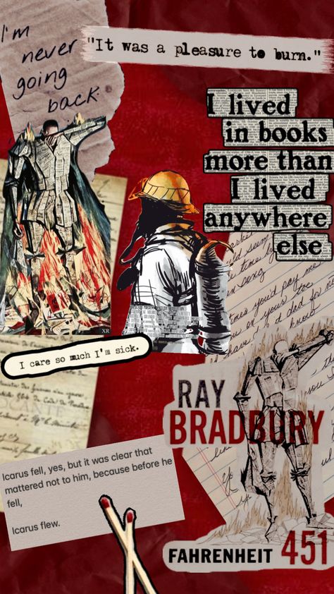 #fahrenheit451 #guymontag #raybradbury #apseminar #books #burn #451 #fire Fahrenheit 451 Poster, Guy Montag Fahrenheit 451, Farhenait 451, Fahrenheit 451 Fanart, Fahrenheit 451 Projects, Fahrenheit 451 Art, 451 Fahrenheit, Fahrenheit 451 Quotes, Farenheight 451 Aesthetic