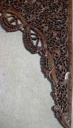 9.5 Ft Hand Carved Teak Wood Arch Doorway Panel Oak Finish Home Entrance Interior, Doors Decoration, Door Design Ideas, Arch Door, Mirror Doors, Door Way, Arch Doorway, Hand Carved Teak, Carved Wood Wall Art