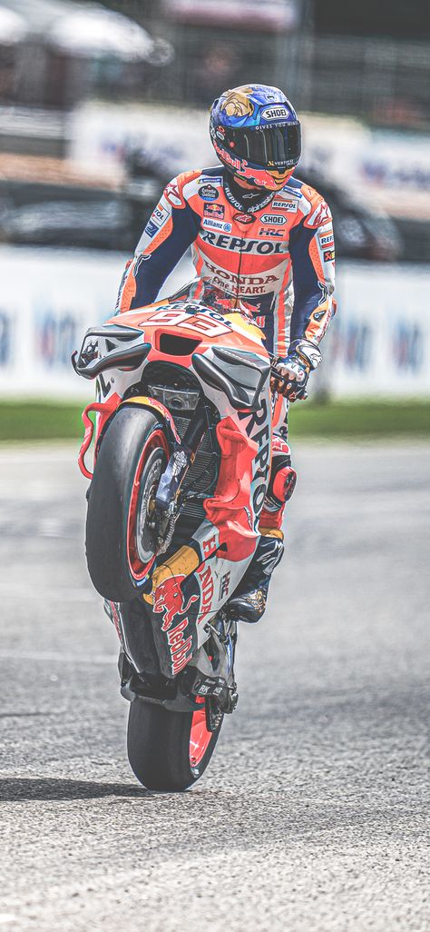 Marc Marquez Repsol Honda Thailand Grand Prix 2023 - MotoGP iPhone Wallpaper Mark Marquez, Repsol Honda, Sprint Race, Motorcycle Men, Marc Marquez, Motorcycle Racing, Moto Gp, Car Photography, Painting Style