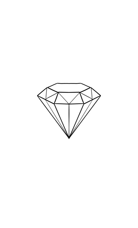 Tatoos Diamond Ideas, Diamond Small Tattoo, Diamond Neck Tattoo, Diamond Tattoo Stencil, Diamond Shape Tattoo, Printable Tattoo Designs Stencil, Diamond Tattoo Ideas, Diamante Tattoo, Diamond Tattoo Design