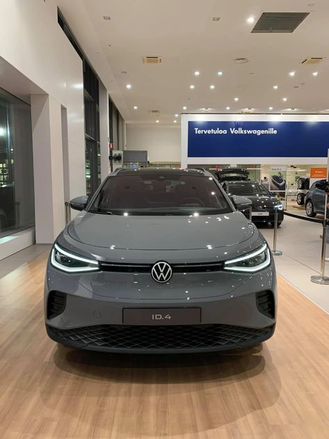 Moonstone Grey Volkswagen ID.4 Photo Thread | Volkswagen ID Forum Vw Id4 Moonstone Grey, Volkswagen Electric Cars, Matte Grey Car, Id4 Volkswagen, Id 4 Volkswagen, Volts Wagon, Gray Cars, Volkswagen Id4, Grey Cars