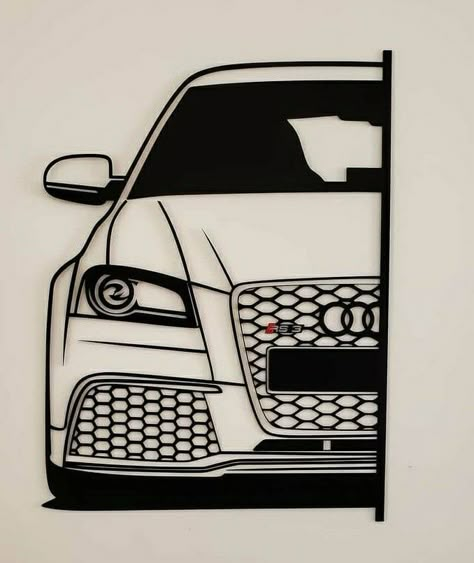 Audi Drawing Sketch, Car Sketch Pencil Easy, Audi Rs6 Drawing, Audi Drawing, Audi Sketch, Audi Tattoo, Audi Art, Simple Car Drawing, Car Drawing Easy