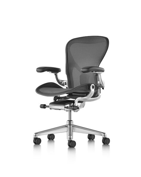 Herman Miller Office Chair, Herman Miller Aeron, Aeron Chair, Herman Miller Aeron Chair, Design Café, Best Office Chair, Office Chair Design, Mid Century Modern Chair, Sustainable Furniture