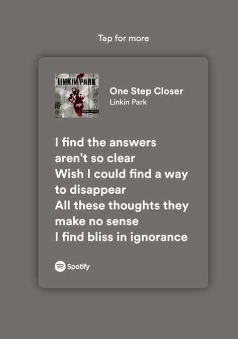 Linkin Park Lyrics, Spotify Song Lyrics, Deep Lyrics, Story Lyrics, Band Lyrics, Music Girl, Music Things, Meaningful Lyrics, Spotify Lyrics