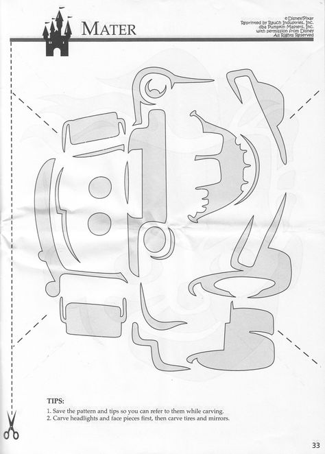 Tow Mater Pumpkin Stencil, Mater Pumpkin Carving Stencil, Tow Mater Pumpkin Carving, Pumpkin Carving Ideas Disney Stencil, Disney Pumpkin Stencils Free Printables, Tow Mater Pumpkin, Mater Pumpkin, Pumpkin Carving Disney Stencils, Disney Pumpkin Carving Patterns