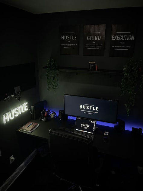 Aesthetic desk setup,#forex #xauusd #gold #trading #trading #forex #stocks #crypto #money #makemoney #poster #daytrading #TradingTips #TradingMindset #TradeSmart #MarketInsights #MarketInsights Black Gaming Aesthetic, Trader Aesthetic Wallpaper, Day Trader Setup, Trading Aesthetic Wallpaper, Trading Setup Desks, Vision Board Ideas For Men, Trader Aesthetic, Animation Setup, Trading Aesthetic