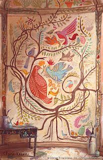 book inspiration Claire Keane, Tangled Concept Art, Wall Murals Painted, Birds And Flowers, Art Disney, Arte Sketchbook, Art Et Illustration, Visual Development, Mural Art