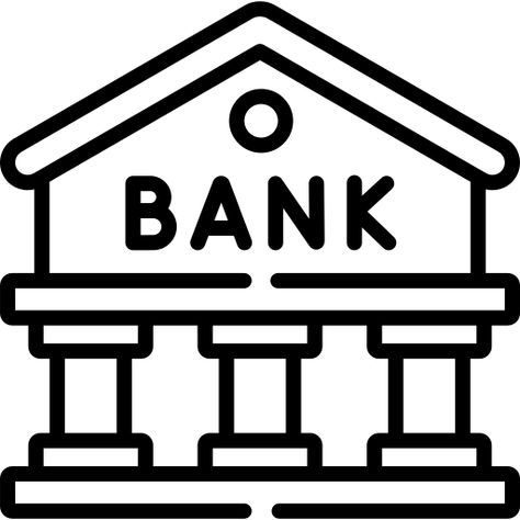 Bank Icon, Banks Icon, Mini City, Flat Icons, Edit Icon, Free Icon, Icon Download, Flat Icon, What Can I Do