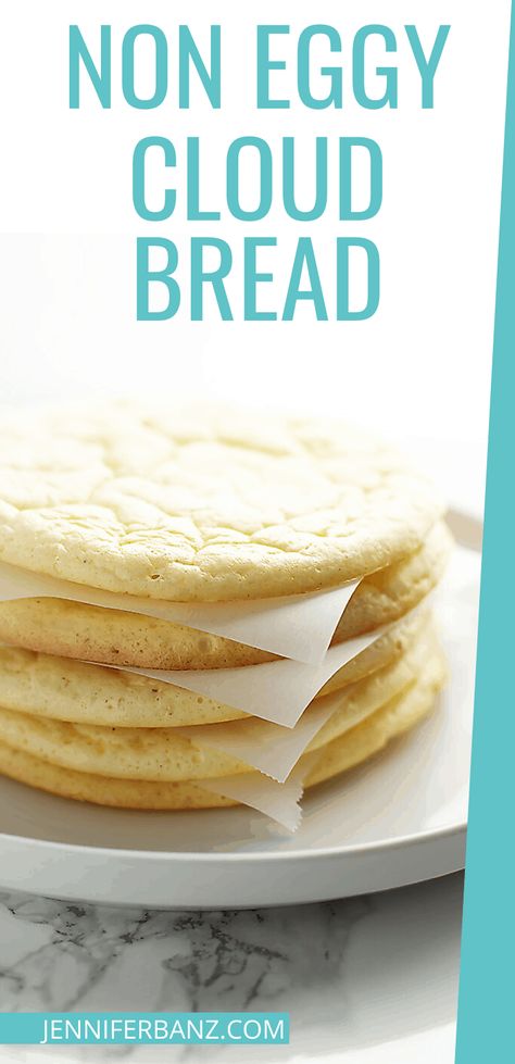 Low Cal Cloud Bread, High Protein Cloud Bread, Moon Bread Recipe, Flavored Cloud Bread, Gf Bread Recipes, Moon Bread, Gf Wraps, Metabolic Recipes, Cloud Bread Recipe