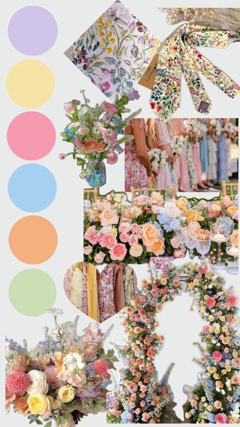 Wedding Color Scheme, Wedding Color, The Room, Color Scheme, Wedding Dresses, Pastel, Collage, Clothes, Color