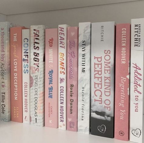 Books, bookshelf, bookshelf idea, pink aesthetic, pink books, instagram picture ideas, insta feed, pink insta theme, reading, book aesthetic Reading Book Aesthetic, Stolen Heir, Sophie Lark, Insta Theme, Book Bucket, Dream Library, Unread Books, Pink Books, Recommended Books To Read