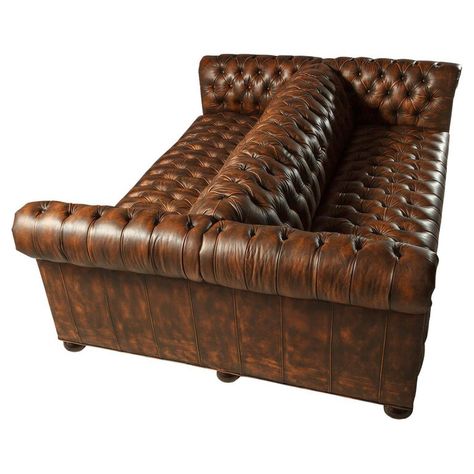 Double Sided Sofa, Custom Sofas, Chesterfield Furniture, Button Tufted Sofa, Velvet Chesterfield Sofa, Tv Area, Sofa Inspiration, Sofa Brown, Unique Sofas